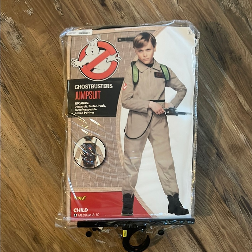 Ghostbusters Costume with Proton Pack Kids (Medium 8-10)!
